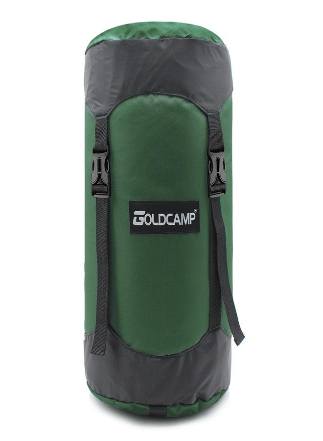 GoldCamp Sleeping Bag Stuff Sack, 40% More Storage! 18L/30L/43L/49L/65L Compression Stuff Sack, Waterproof & Ultralight - Space Saving Gear for Camping, Hiking (Green, XXXL) - Image 1