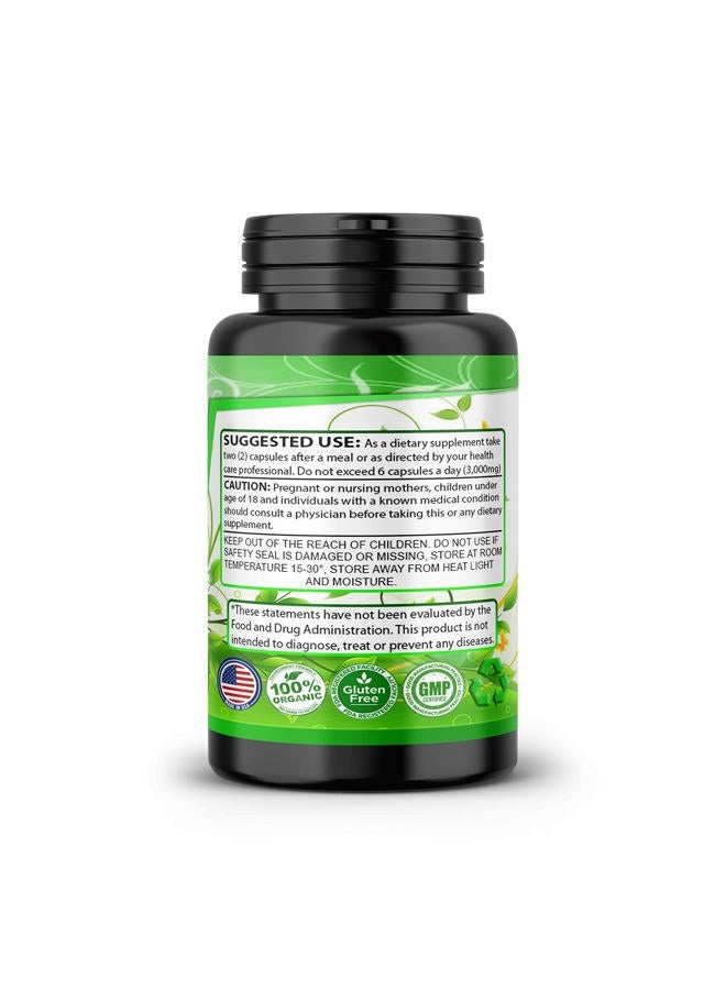 SMSHEALTHPRODUCTS.com Moringa Capsules Equiv to 10,000 mg Moringa Powder - Immune Support Green Superfood Moringa Oleifera Pills Rich Antioxidant Properties Vegan Friendly Anti Aging Support - 60 Capsules by SMS - Image 3