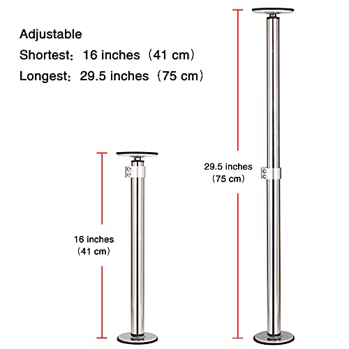 TYESTAND ST-2 Undermount Sink Brackets Stainless Steel Adjustable Support Sink Legs Installation and Repair System Kit For Kitchen Sink (16-29.5inches(41-75cm)) - Image 5