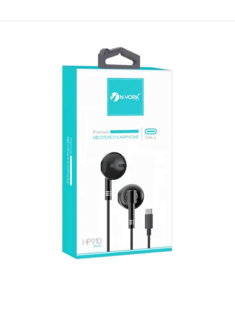 Nyork Type C HP910 Stereo Earphone
