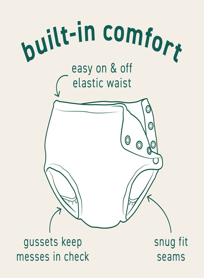 i play green sprouts Reusable Absorbent Baby Swim Diaper, Gray, 6 Month - Image 2