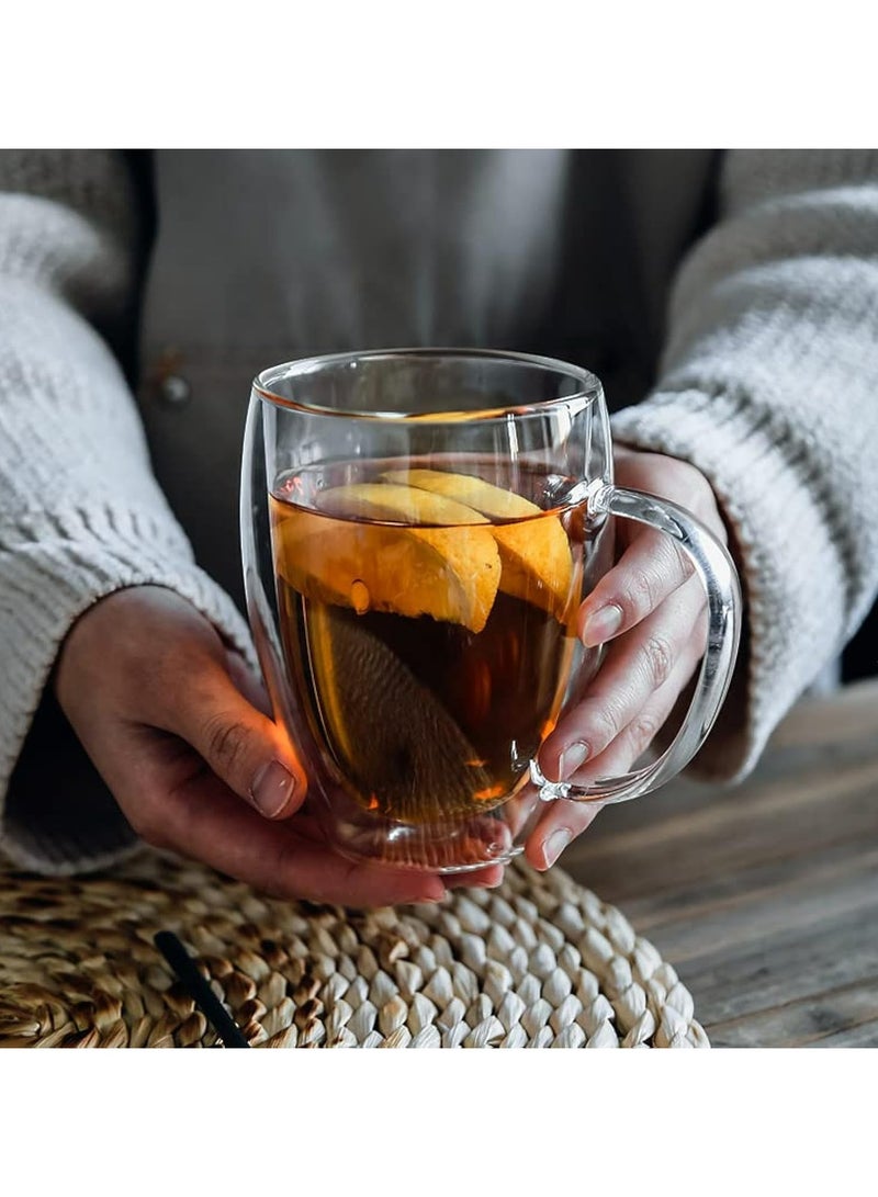 أوزيغالور 1 كوب قهوة زجاجي مزدوج الجدران 350 ملليتر - Image 1