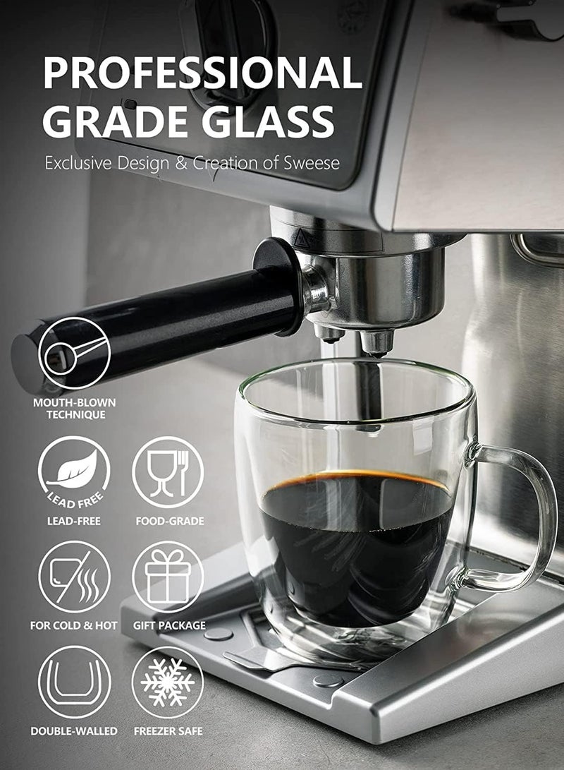 أوزيغالور 1 كوب قهوة زجاجي مزدوج الجدران 350 ملليتر - Image 4