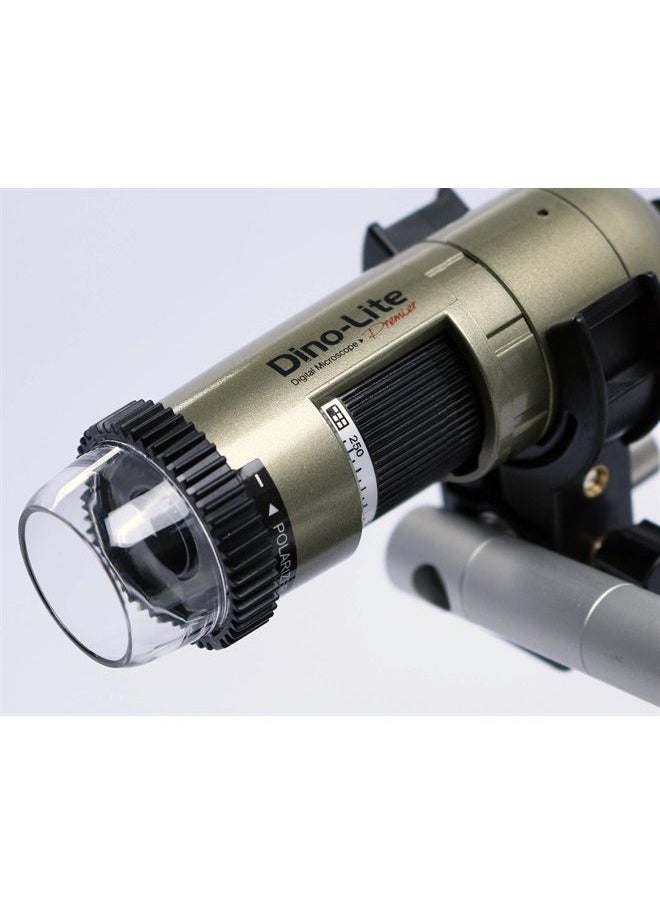 USB Digital Microscope AM4113ZT - 1.3MP, 10x - 50x, 220x Optical Magnification, Measurement, Polarized Light
