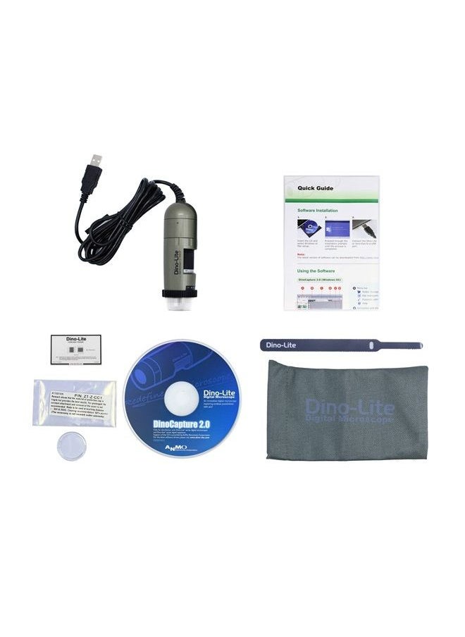 USB Digital Microscope AM4113ZT - 1.3MP, 10x - 50x, 220x Optical Magnification, Measurement, Polarized Light