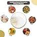 Exquisite Tinted Plates 80Piece Plastic Disposable Party Set for 40 Guests 40 X 75 Dessert Plates 40 X 10 Thin Delicate Fancy Dinnerware with Clear Gold Rim - Image 5