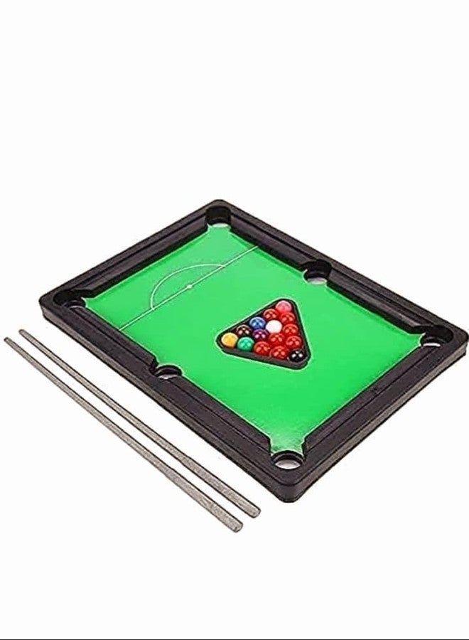 Yooko Mini Pool Table Game Set for Kids with 2 Cue Sticks, 11 Balls, Table Top Snooker - Image 1