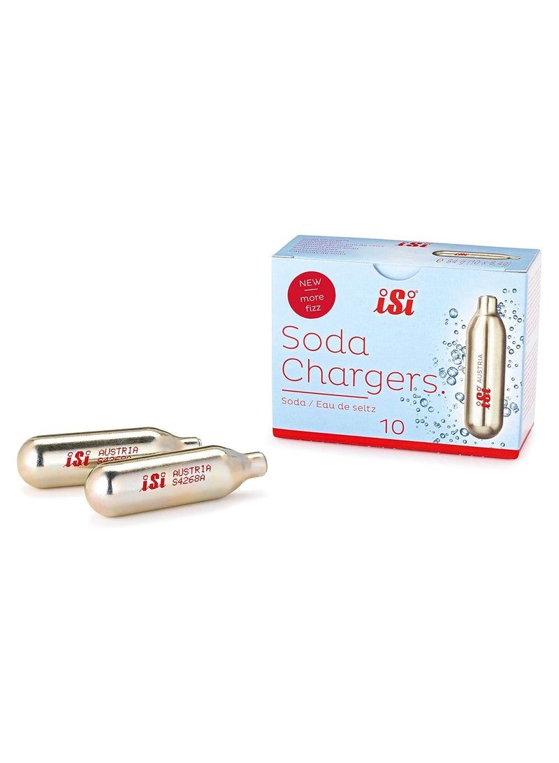 ISI iSi North America CO2 Soda Siphon Charger, Pack of 10  - Image 1