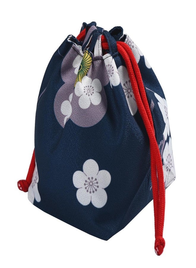 CAMDOM Japanese Drawstring Bag Kimono Handbag Blossom Sakura Bag Vintage Jewelry Coin Purse Gift Bag - Image 1