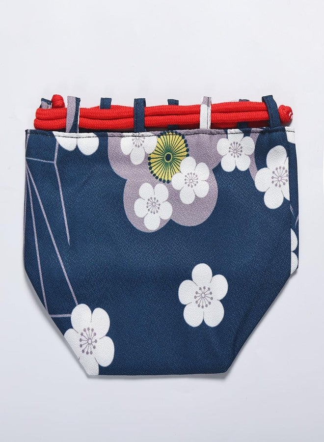 CAMDOM Japanese Drawstring Bag Kimono Handbag Blossom Sakura Bag Vintage Jewelry Coin Purse Gift Bag - Image 5