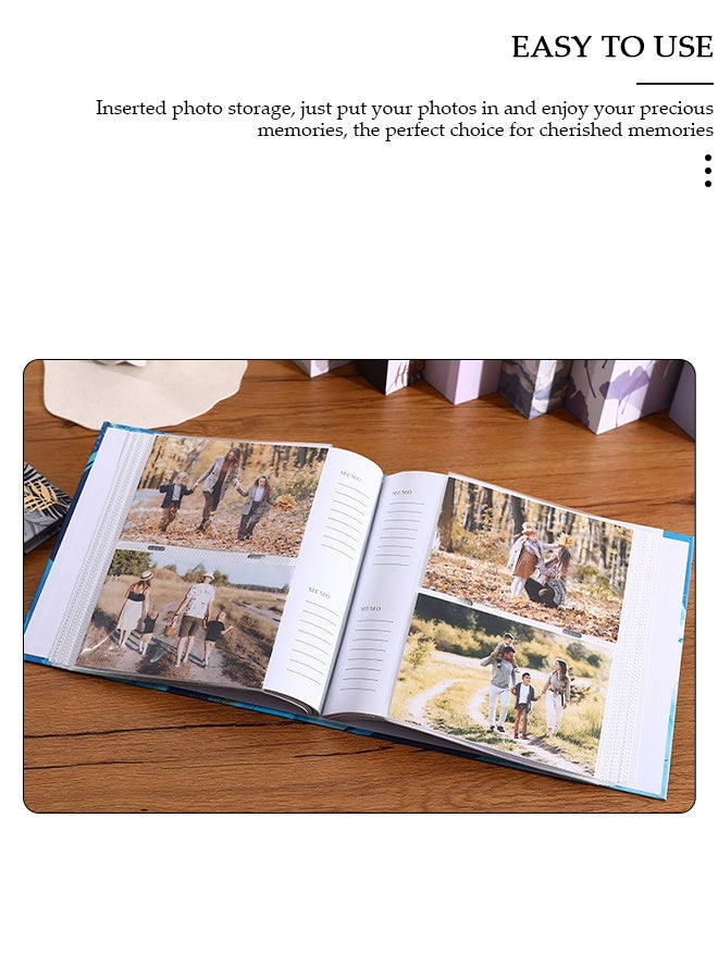 DUNISO ألبوم صور 4x6 بوصة، كتاب صور 200 جيب، ألبوم صور مضاد للغبار للأطفال الأولاد والبنات للسفر والزفاف والعائلة والعطلات والذكرى السنوية - Image 2