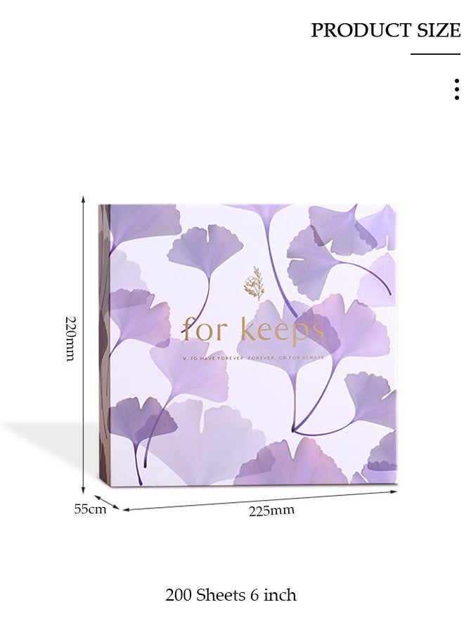 DUNISO ألبوم صور 4x6 بوصة، كتاب صور 200 جيب، ألبوم صور مضاد للغبار للأطفال الأولاد والبنات للسفر والزفاف والعائلة والعطلات والذكرى السنوية - Image 5