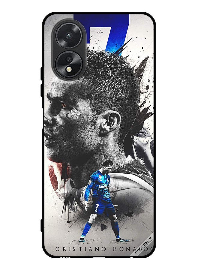 Covernex Protective Case Cover For Oppo A38 Cristiano Ronaldo Wallpaper - Image 1