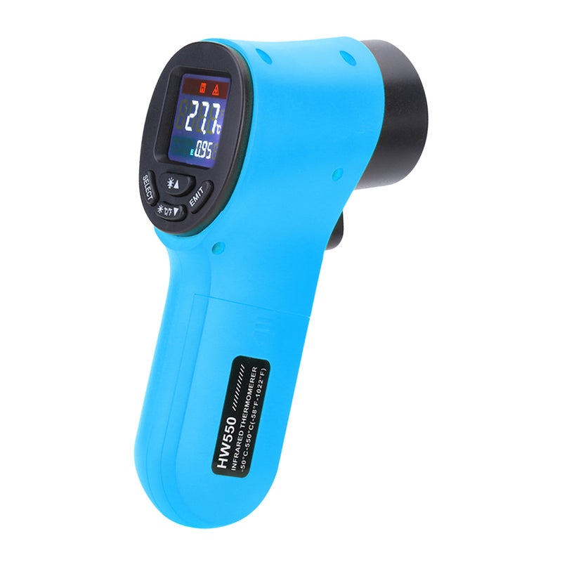 Handheld -50~550℃ Infrared Thermometer 12:1 Targrt Positioning Non-contact Temperature Meter Color LCD Screen Digital Thermometer - Image 1
