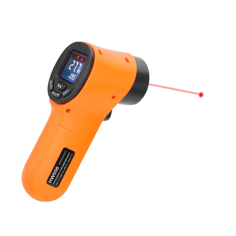 Handheld -50~550℃ Infrared Thermometer 12:1 Targrt Positioning Non-contact Temperature Meter Color LCD Screen Digital Thermometer - Image 2