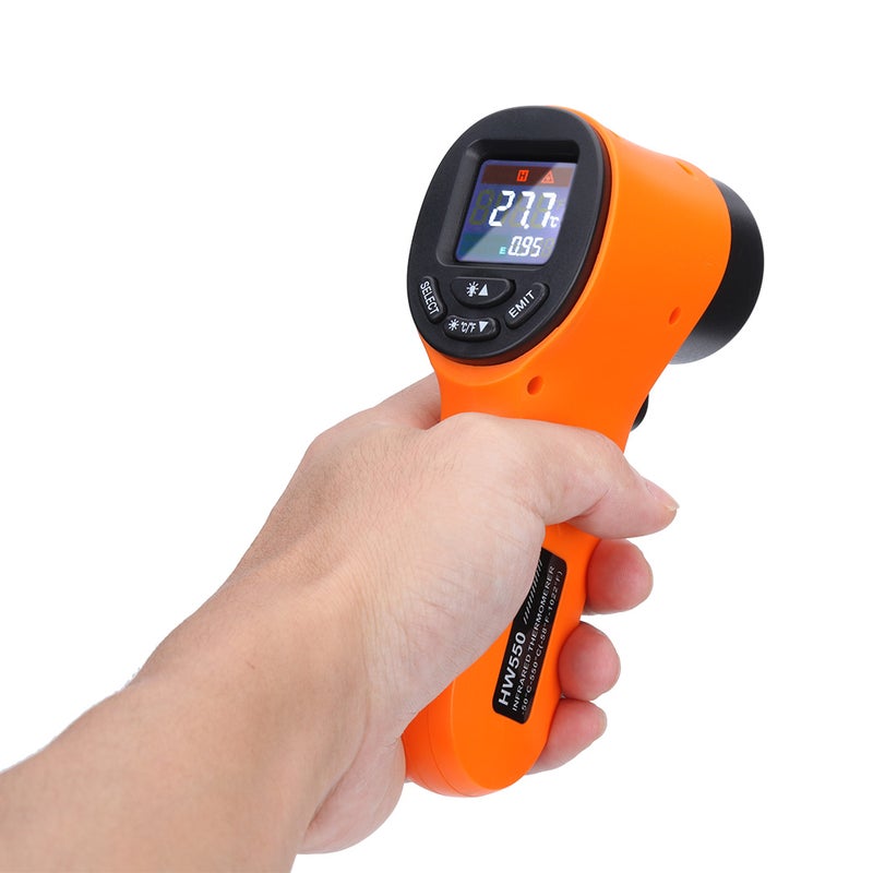 Handheld -50~550℃ Infrared Thermometer 12:1 Targrt Positioning Non-contact Temperature Meter Color LCD Screen Digital Thermometer - Image 4