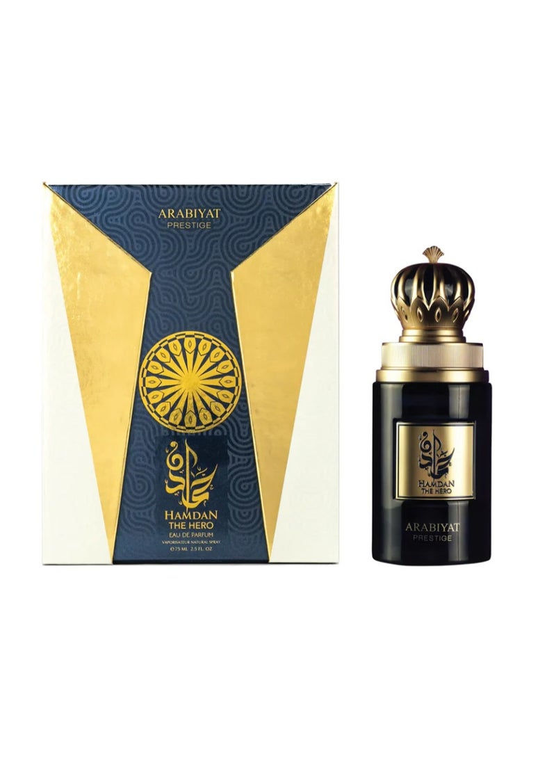 ARABIYAT PRESTIGE  Hamdan The Hero EDP For Men 75ml - Image 1