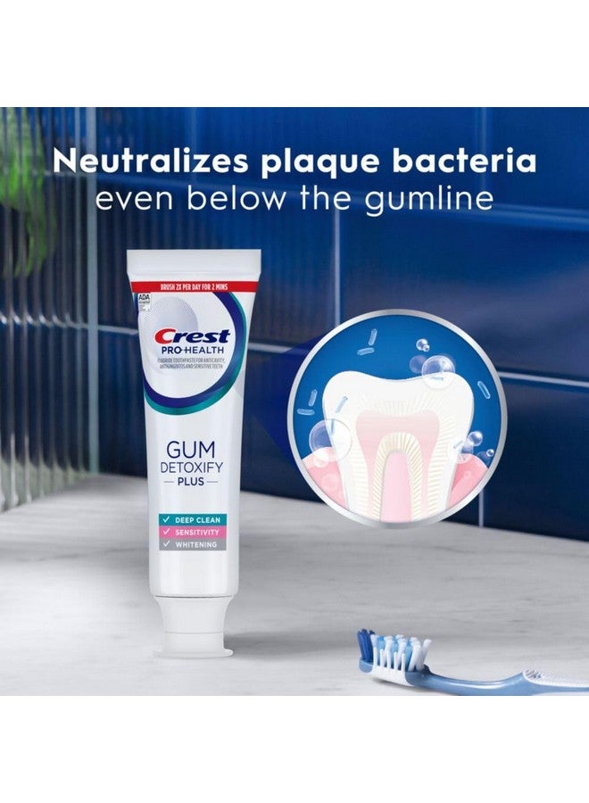 كرست معجون أسنان كريست برو هيلث لإزالة سموم اللثة، عبوة من 3 قطع، 4.5 أونصة - معجون أسنان مضاد للبكتيريا بالفلورايد، حماية من حساسية الأسنان، تبييض الأسنان، مضاد للتسوس، مكافحة البلاك - Image 3