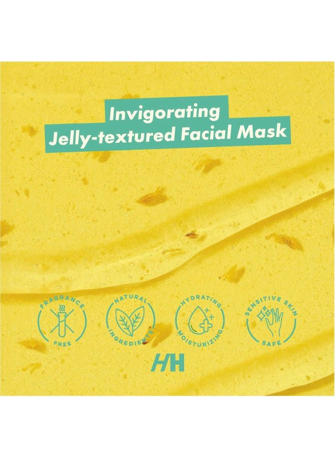 Handmade Heroes Sip The Tea Calming Gel Mask – Soothing Hydrating Facial with Chamomile, Jasmine & Hyaluronic Acid – Vegan Skincare for Dry, Sensitive Skin – Skin Plumping Rinse Off Formula 3.4 Fl oz - Image 4