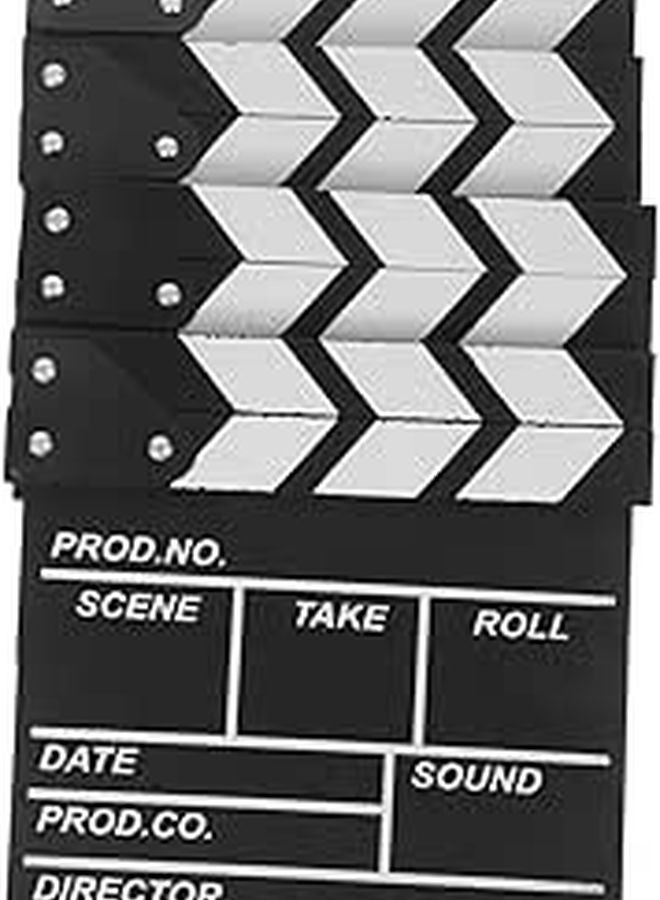 Wooden Movie Clapperboard 4 Pack Prop Film Clapboard for Directors - Image 1
