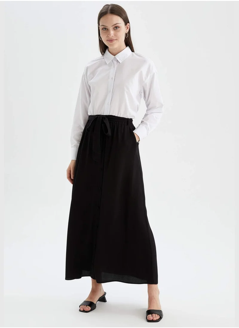 DeFacto Woman Regular Fit Woven Skirt