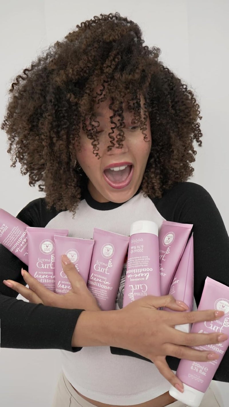 Nourishing Leave-In Conditioner for Curly Hair 200ml | Lightweight Leave In for Dry Frizzy Hair Detangling Moisture Care with Biomimetic Ceramide Botanical Oils - Image 5