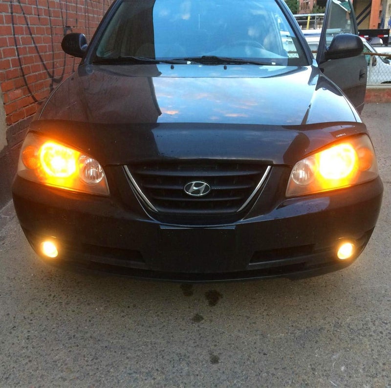 Alla Lighting 3800lm BAY15D 1157 Amber Yellow LED Bulbs for Turn Signal Lights - Image 2