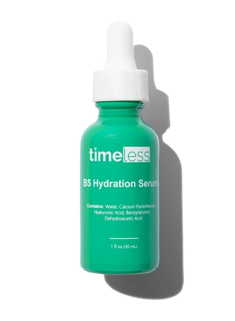 تايمليس فيتامين B5 مصل الوجه - حليب مرطب مع حمض الهيالورونيك ، خالي من الزيت وخالي من العطور - مثالية للبشرة الدهنية ، يدعم صحة الجلد - Image 1