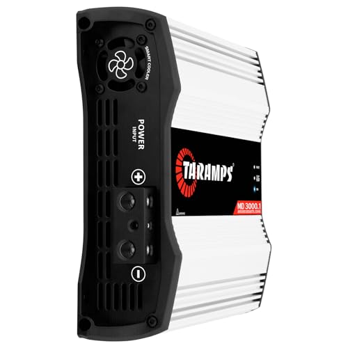 Taramp's Taramps MD 3000.1 2-Ohms Car Amplifier, 3000W RMS Full Range Digital Monoblock Class D MOSFET Amp, Crossover, Low/High Pass Filter, Bass Boost, Level Control, LED Indicator, High Performance Car Audio - Image 2
