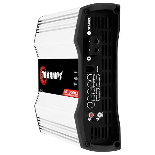Taramp's Taramps MD 3000.1 2-Ohms Car Amplifier, 3000W RMS Full Range Digital Monoblock Class D MOSFET Amp, Crossover, Low/High Pass Filter, Bass Boost, Level Control, LED Indicator, High Performance Car Audio - Image 3