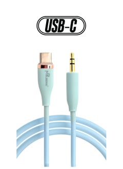 mpBLBERRI USB-C to 3.5MM Jack Stereo Aux Cable 1M | mpBLBERRI BLB-AX501  - Image 1