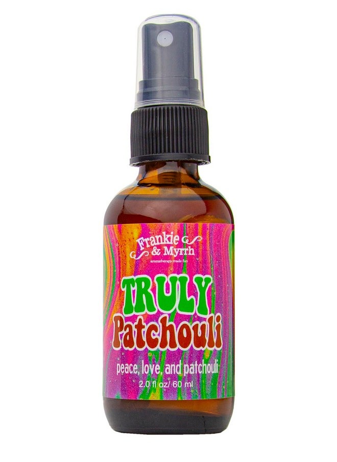 null - بخاخ العلاج العطري Frankie & Myrrh Truly Patchouli - زيت الباتشولي الداكن للغرفة والكتان والجسم. رائحة ترابية ومسكية من المياه العذبة للاسترخاء والطاقة. - Image 1