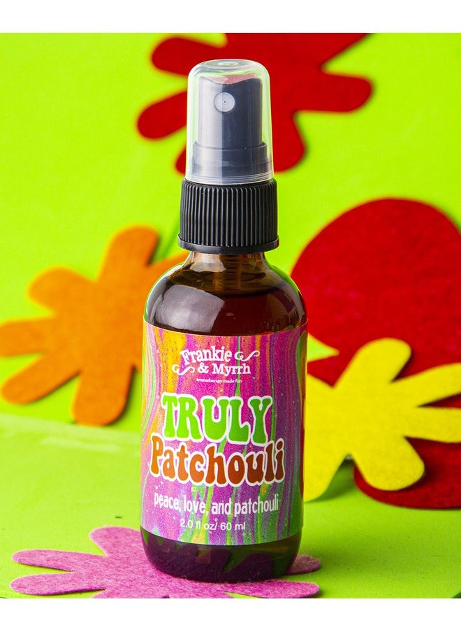null - بخاخ العلاج العطري Frankie & Myrrh Truly Patchouli - زيت الباتشولي الداكن للغرفة والكتان والجسم. رائحة ترابية ومسكية من المياه العذبة للاسترخاء والطاقة. - Image 1