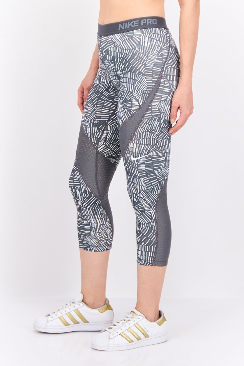 Nike Women Sportswear Fit Training Capri Leggings, Grey - Image 2