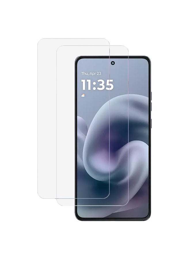 SanHu 2 Piece Pack for Motorola G86 Power 5G Screen Protector - Full Coverage Delicate Touch Tempered Glass Screen Protector for Motorola G86 Power 5G，Clear - Image 1