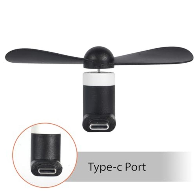 Mini Cell Phone Fan - Colorful Powerful Fan Compatible for iPhone, iPad, Android Smartphone, Tablet - Cell Phone Summer Accessories - 6-Pack - Image 2