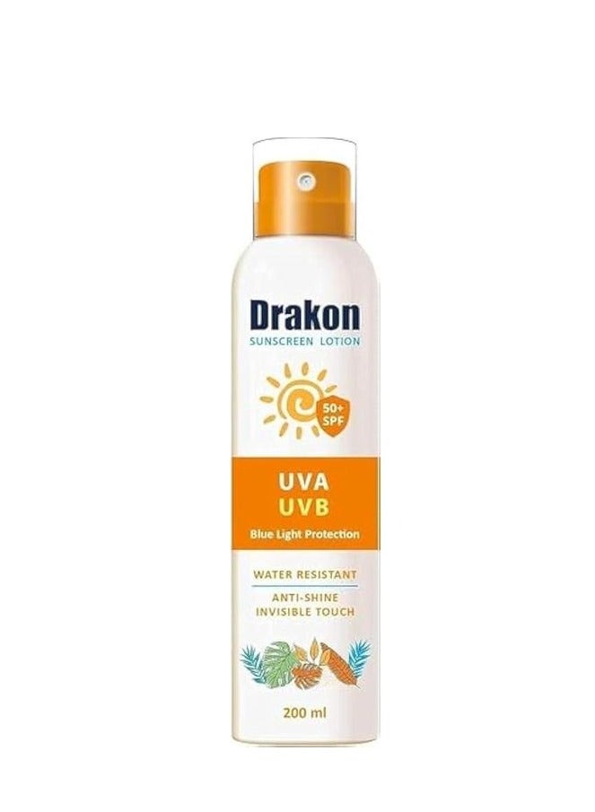 DRAKON Drakon sunscreen lotion spf 50+ 200ml