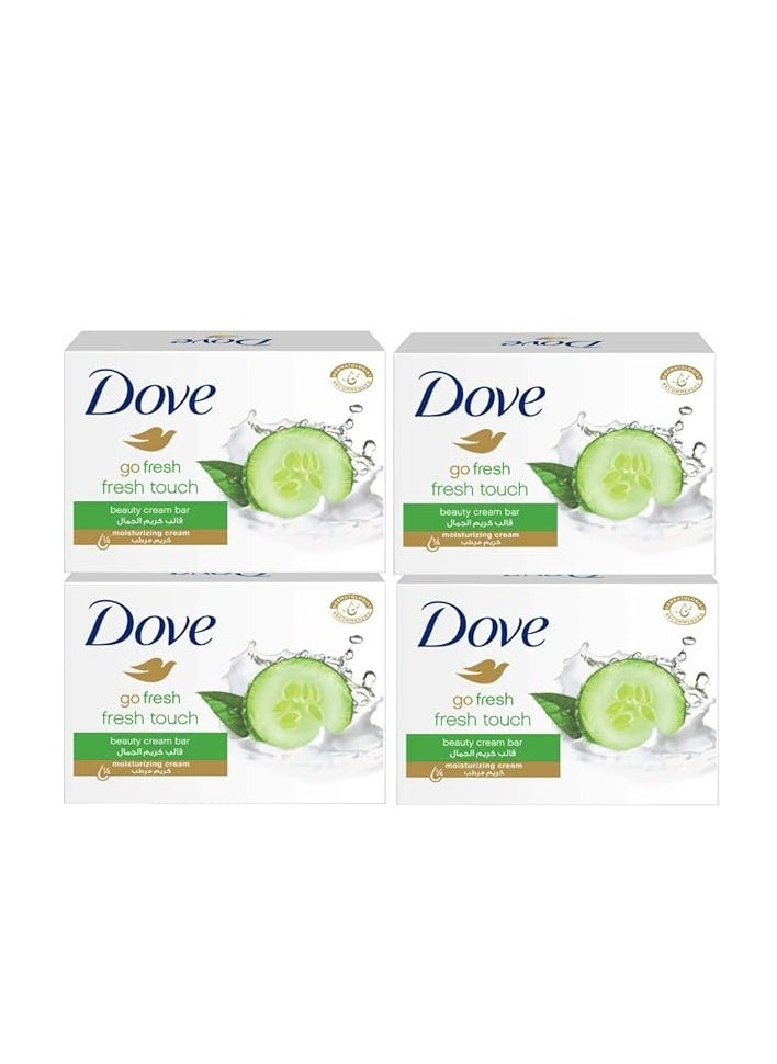 Dove Dove Beauty Bar Cucumber & Green Tea – 90g *4 piece 