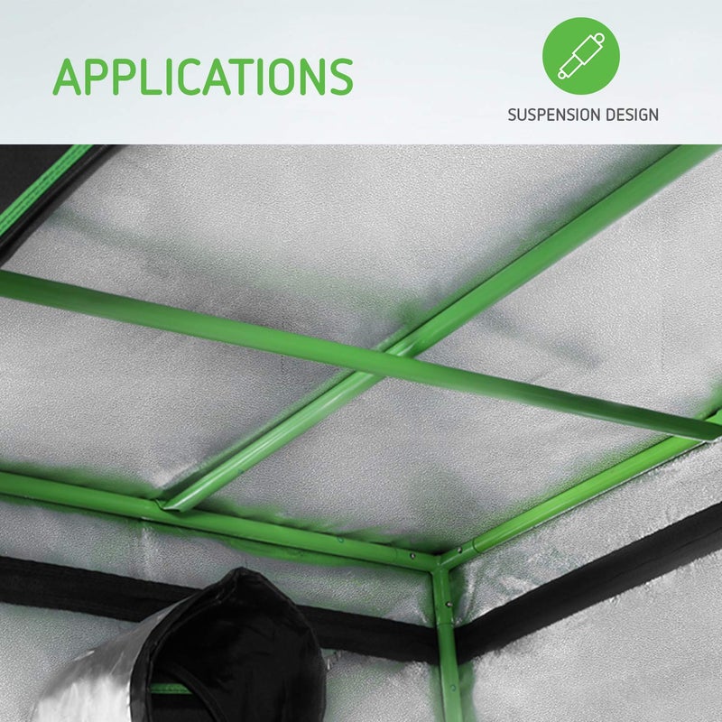VIVOSUN 2pcs VIVOSUN Grow Tent Support Poles, Hanging Bar for 3x3 Grow Tent 36"x36" - Image 4