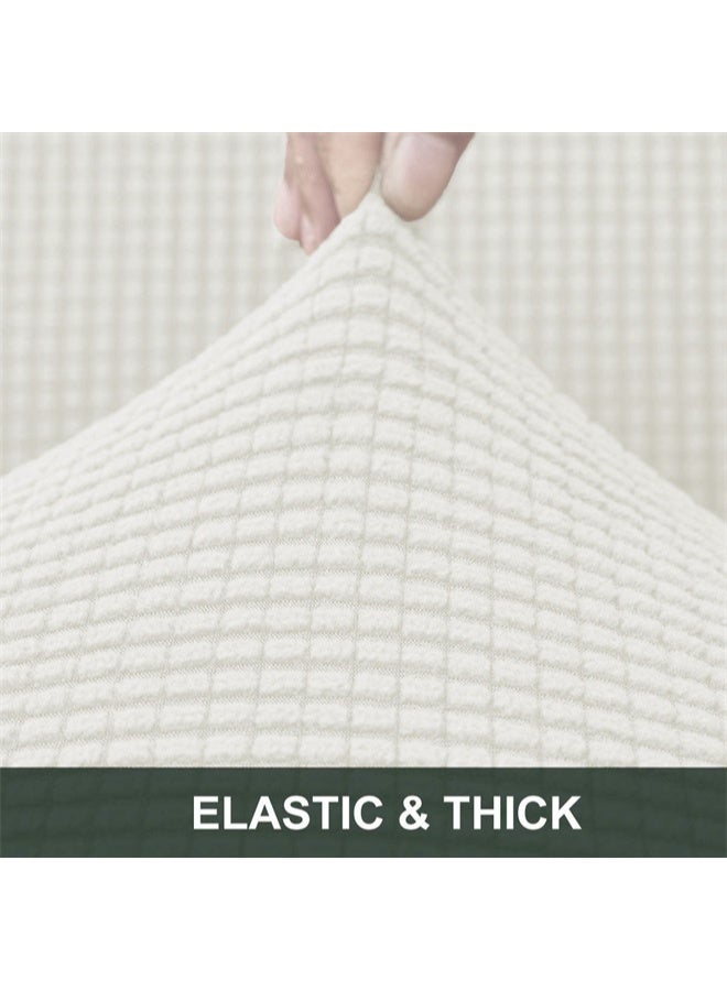 HOMESTAR 6pcs Dining Chair Stretch Chair Covers for Dining Room Chair, Removable Kitchen Chair Covers, Chair Protector Covers for Dining Room, Hotel - Image 3