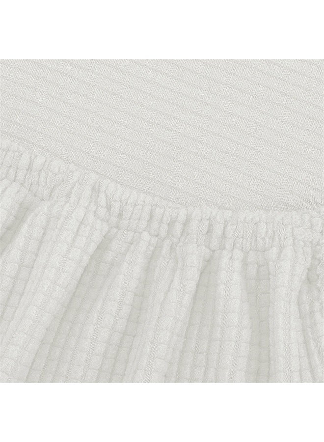 HOMESTAR 6pcs Dining Chair Stretch Chair Covers for Dining Room Chair, Removable Kitchen Chair Covers, Chair Protector Covers for Dining Room, Hotel - Image 5