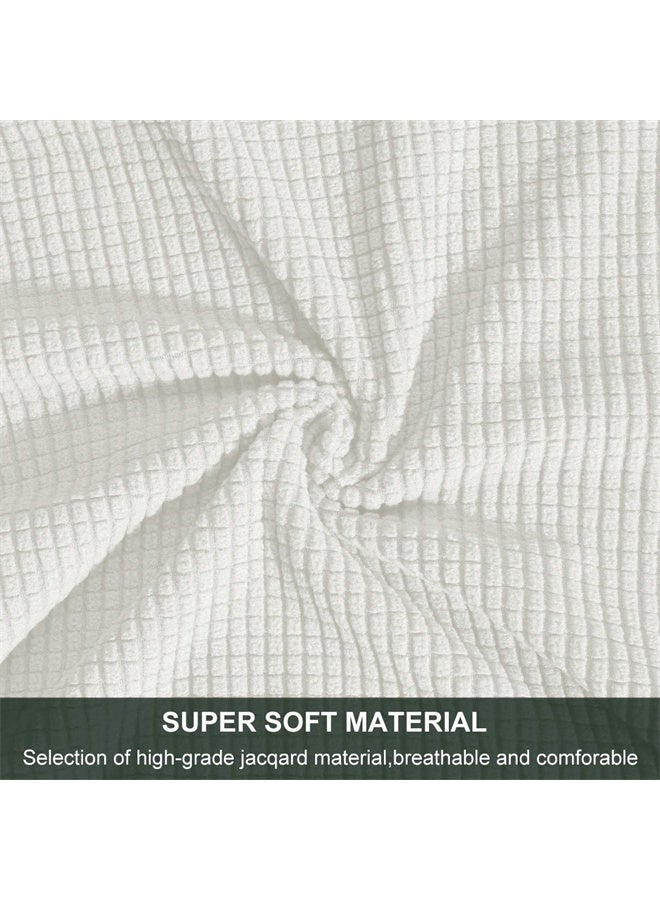 HOMESTAR 6pcs Dining Chair Stretch Chair Covers for Dining Room Chair, Removable Kitchen Chair Covers, Chair Protector Covers for Dining Room, Hotel - Image 4