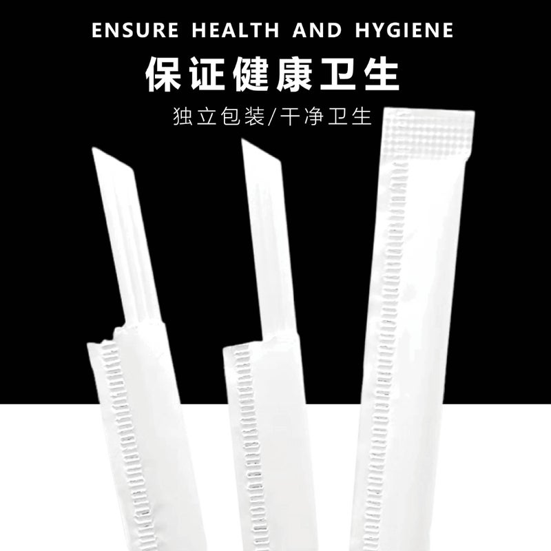 Biodegradable Three-Hole Hot Drink Coffee Straw, Pla Milk Tea Stirring Stick, Three-Layer Tube, Eco-Friendly and Biodegradable - Image 3
