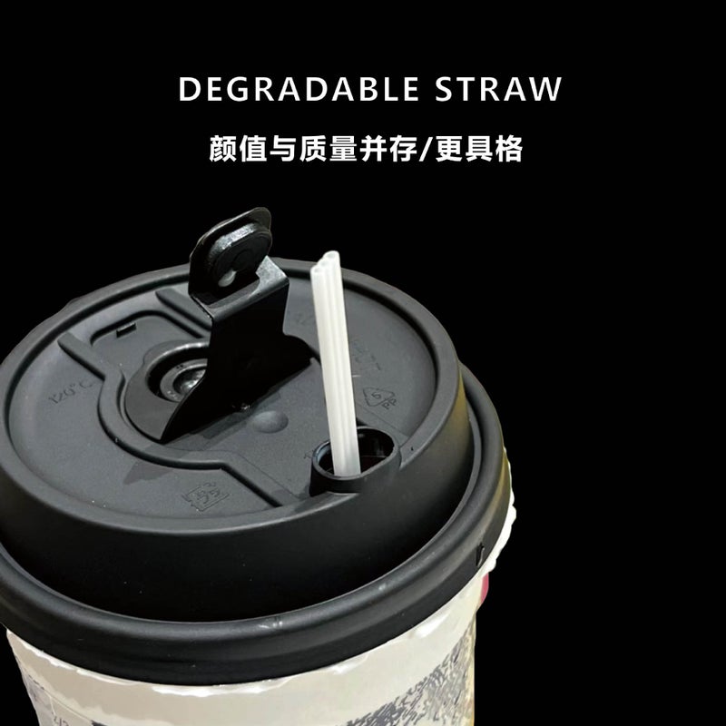 Biodegradable Three-Hole Hot Drink Coffee Straw, Pla Milk Tea Stirring Stick, Three-Layer Tube, Eco-Friendly and Biodegradable - Image 5