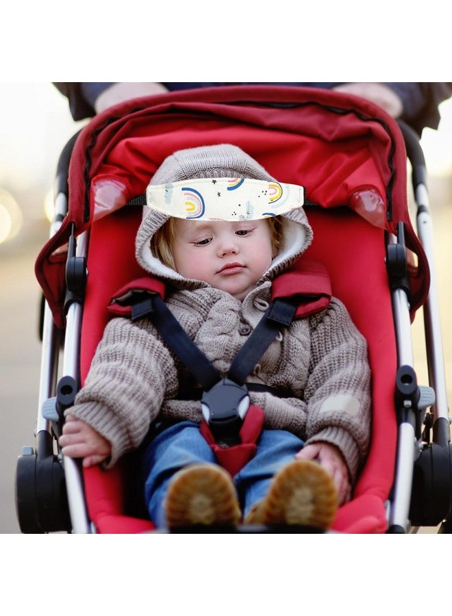ZHOMA 3 Pcs Baby Head Support for Car Seat, Adjustable Band Strap for Stroller, Soft Neck Relief Slumber Sling for Toddler Infants Children and Kids, Sleep and Travel Protection Headrest Belt-Unicorn - Image 5