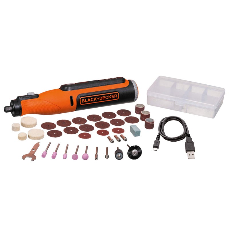 BLACK+DECKER beyond by BLACK+DECKER 8V MAX* Rotary Tool with Accessory Kit, Versatile, Cordless, 35-Piece (BCRT8K35APB) - Image 1