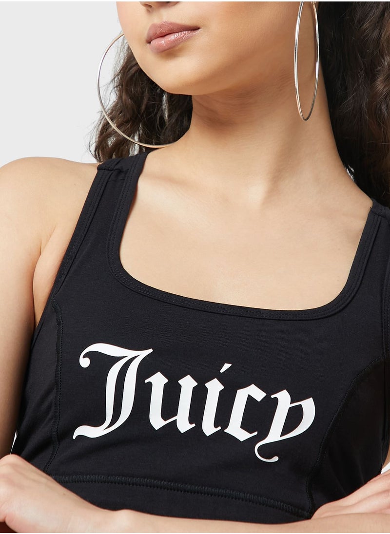 Juicy Couture - Logo Sports Bra - Image 1