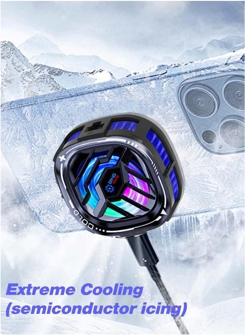 Raxoom Cell Phone Cooler | Phone Cooling Fan with Semi-Conductor Cooling Chip & RGB Lighting | Fast Cooling Technology for Gaming, Streaming, and Heavy Use | Universal Fit for Smartphones | Efficient Heat Dissipation, Portable & Lightweight - Image 5