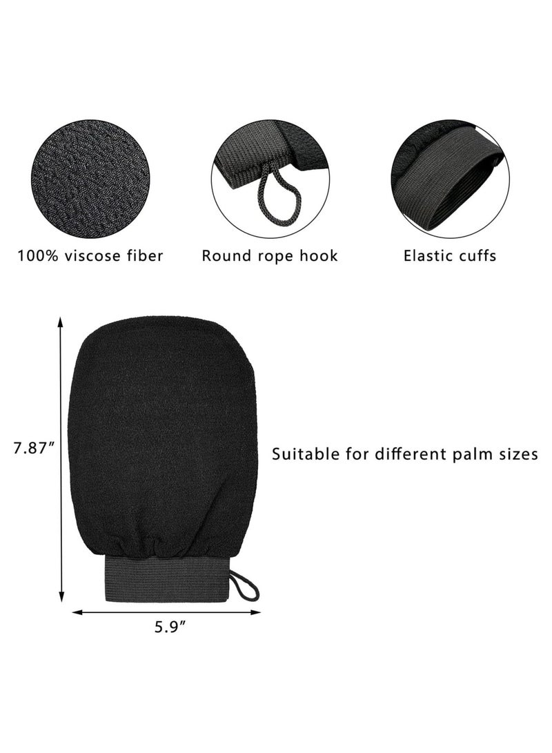 قفازات التقشير، قفازات تقشير الجسم، قفازات تقشير الجسم، قفازات تقشير الجلد الميت، مقشر الجلد الميت للنساء، حمام دش سبا - Image 2