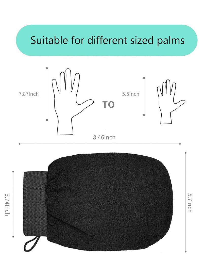 قفازات التقشير، قفازات تقشير الجسم، قفازات تقشير الجسم، قفازات تقشير الجلد الميت، مقشر الجلد الميت للنساء، حمام دش سبا - Image 5